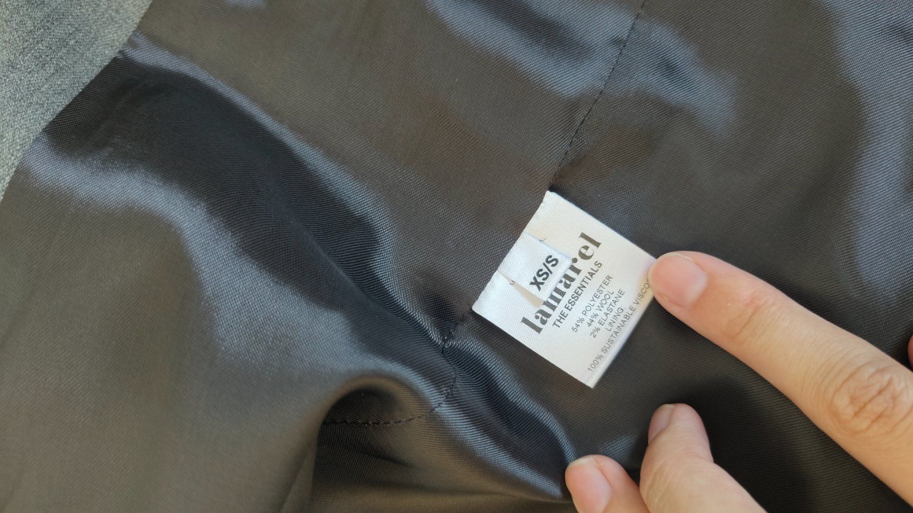 Lamarel Vestes: Blazer gris Lamarel – D'occasion à Lausanne par clog 5