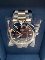 Oris - Aquis Small Second Date, Edelstahl (45.5mm) - Blau