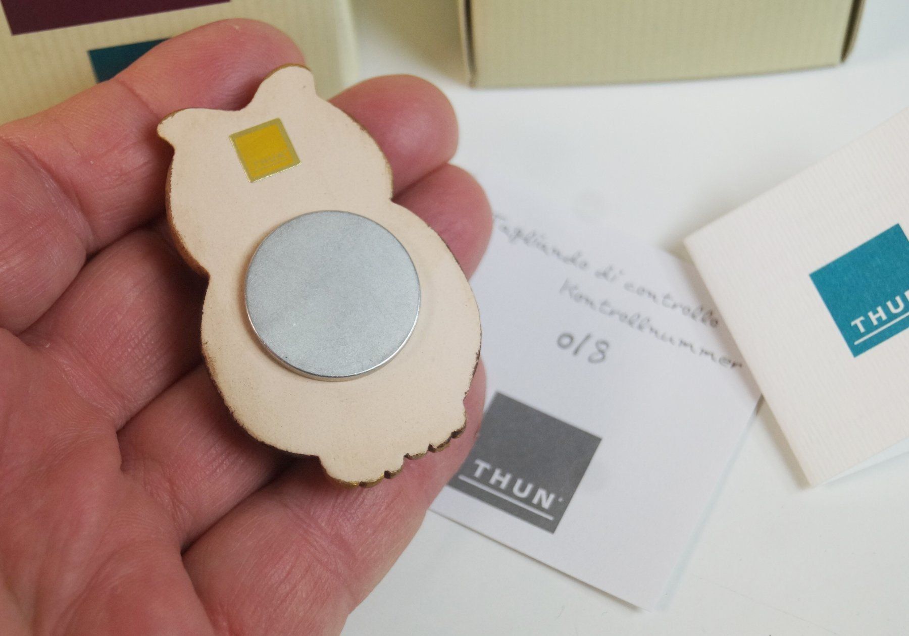 Statuette: THUN Eule Magnet, Originalverpackt 🦉 Top! – Usato da Härkingen venduto da sammelbecken 3