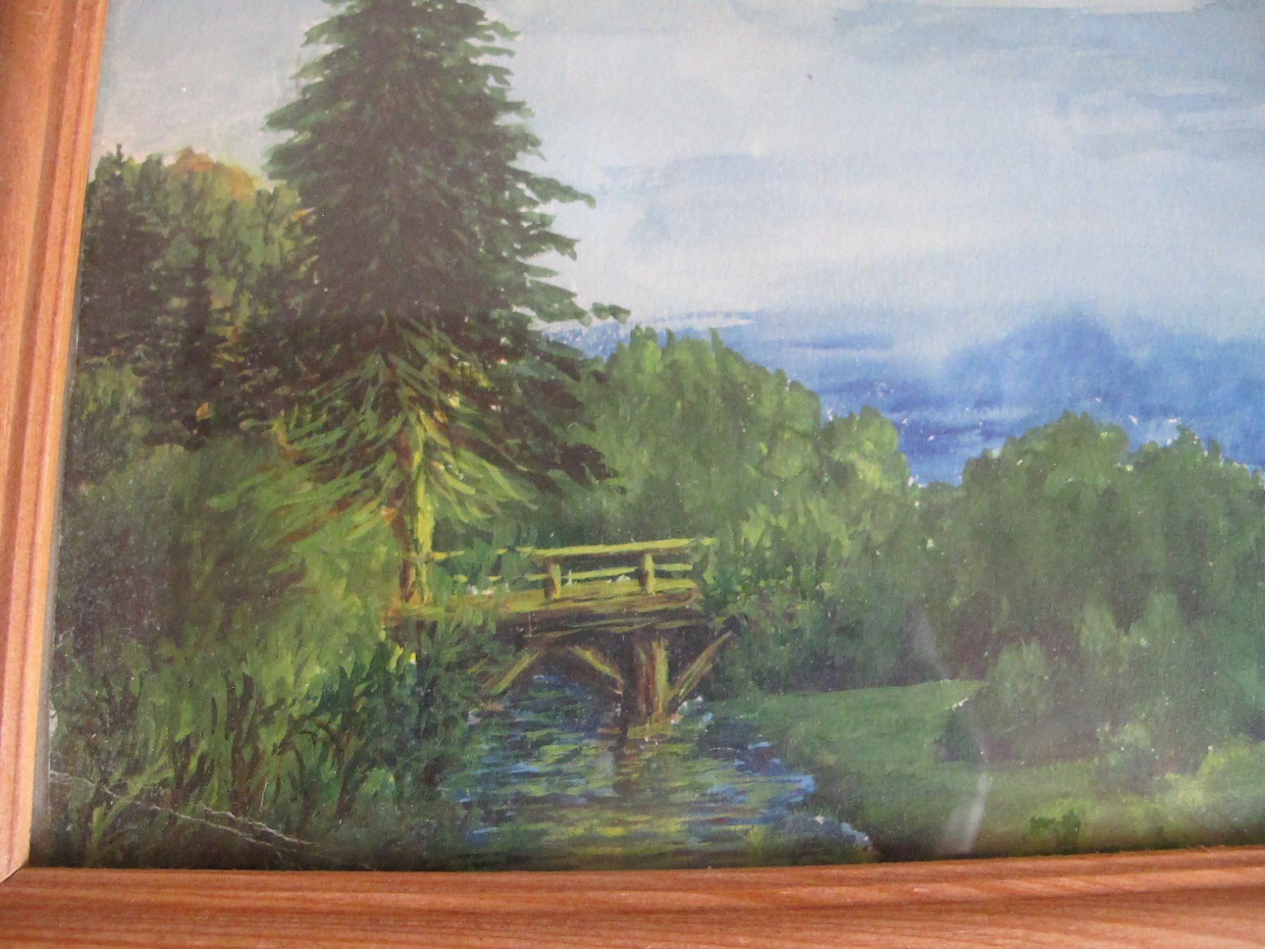 Dipinti: Aquarell um 1950 Rahmen hinter Glas – Usato da Löhningen venduto da Chimae67 6