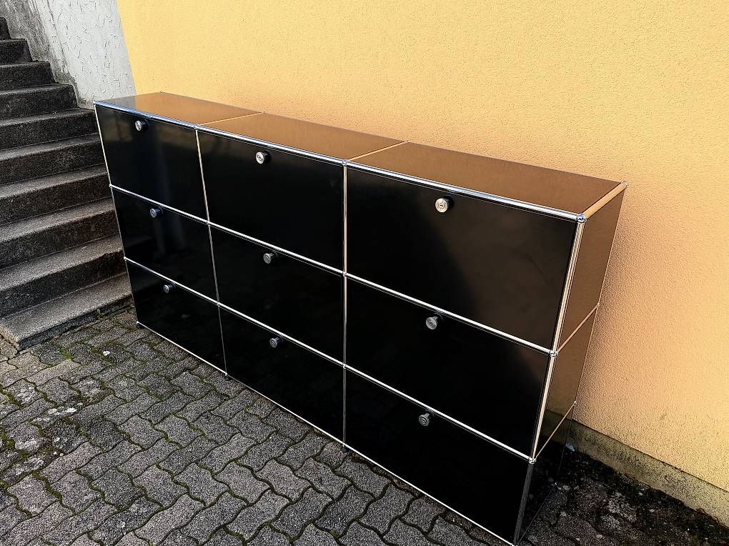 USM Cassettiere: USM Haller Sideboard Schwarz Top Preis – Usato da Dietikon venduto da Kumar_Occasionen 1
