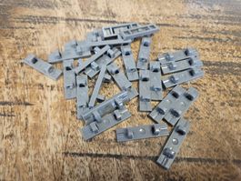 lego 44822 lot de 25 pièces Dark Bluish Gray Hinge Tile