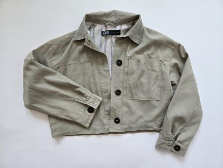 Leichte Jacke von Zara, Beige, Größe L, guter Zustand