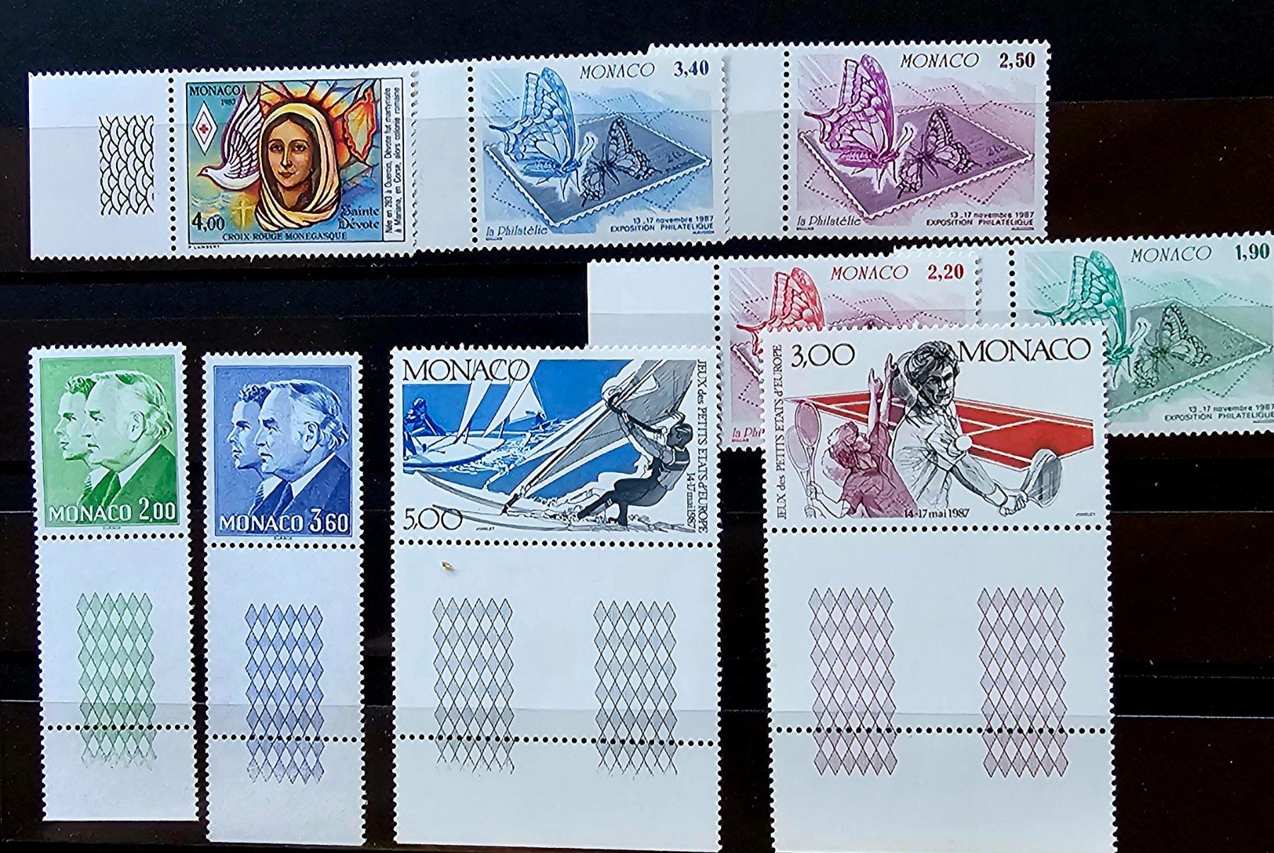 Tutti i francobolli: MONACO timbres neufs ** 1987 – Nuovo (secondo la descrizione) da Les Valettes venduto da Nuba1