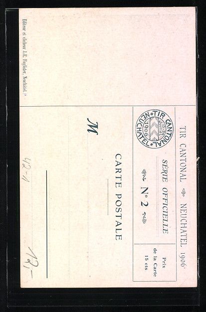 Cartoline postali: Neuchatel, Tiroler Schützenfest der Reg – Usato da Berlin venduto da bartko-reher 1