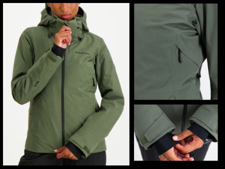 Jacke Peak Performance Anima Damen Skijacke M | olivgrün