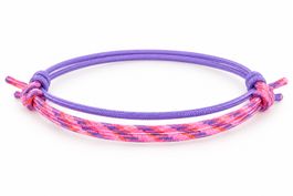 Armband Set Unisex verstellbar – Lila / Pink – Surf Style