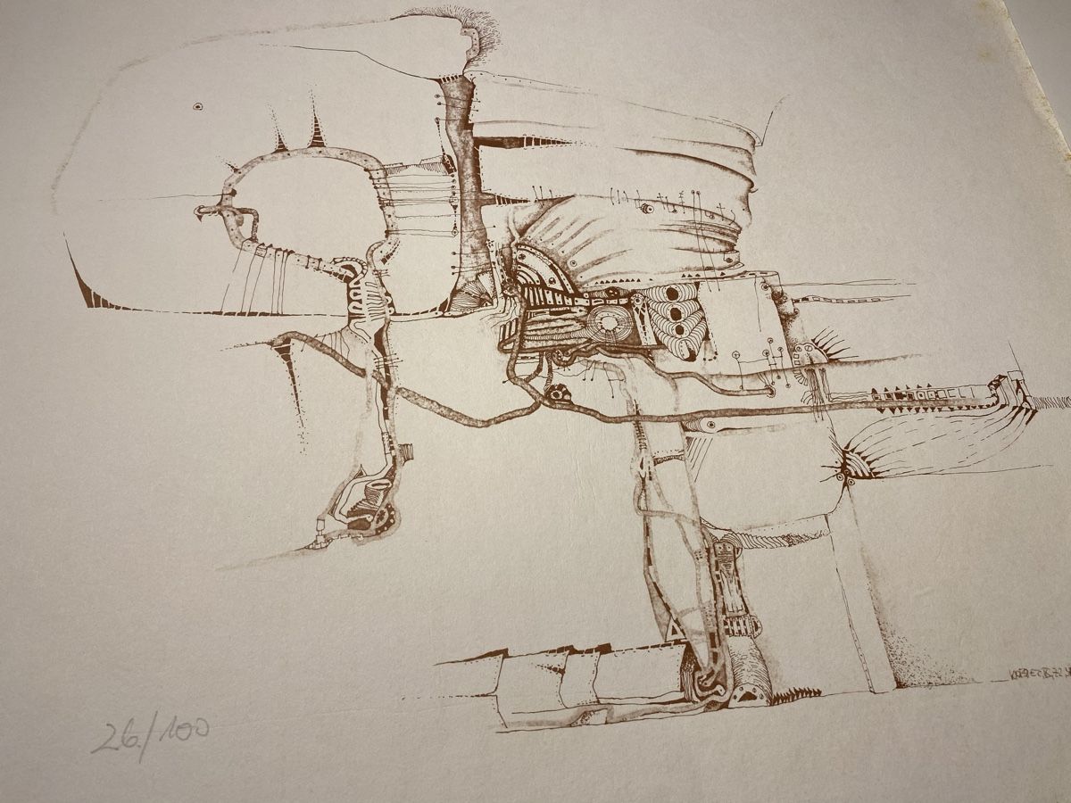 Grafica & Litografie: Achim Knispel, Lithographie, 26/100 – Usato da Utzigen venduto da Lasagne99