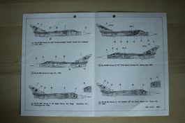 Decals 1/72 - Su-24 M / MK Fencer D/E, von Hi-Decal Line