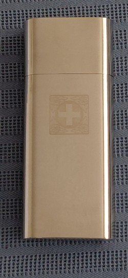 Altro: Flachmann mit Zigarren – Nuovo e nell'imballaggio originale da Gipf-Oberfrick venduto da Bicholino