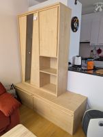 Wohnwand Eschefarbig für Studio/Kinder-/Gästezimmer