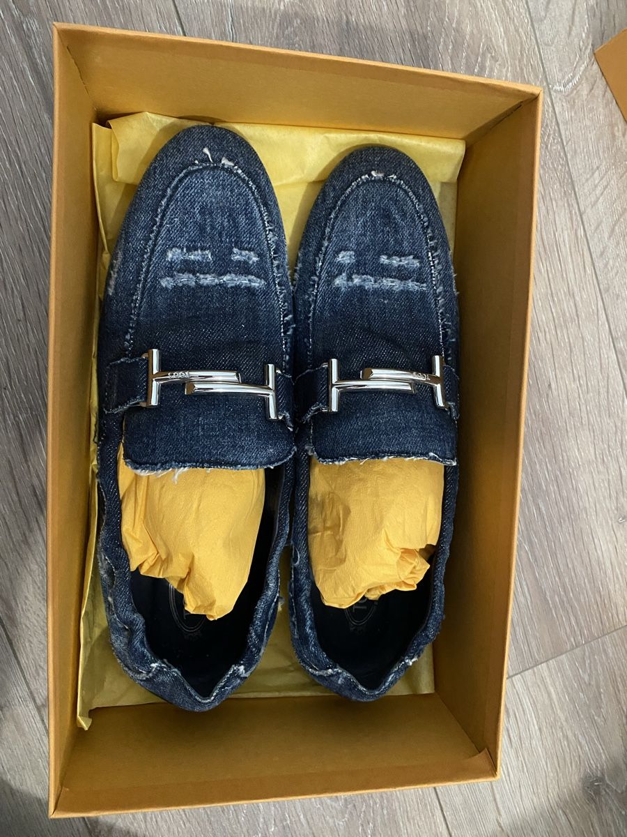 Tod'S Scarpe da donna: TOD'S mocassins en jean, taille 41 – Usato da Corsier GE venduto da tanamera 6
