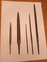 Feilen Set, präzision von Baiter Swiss Neu, rund/ halbrund 1