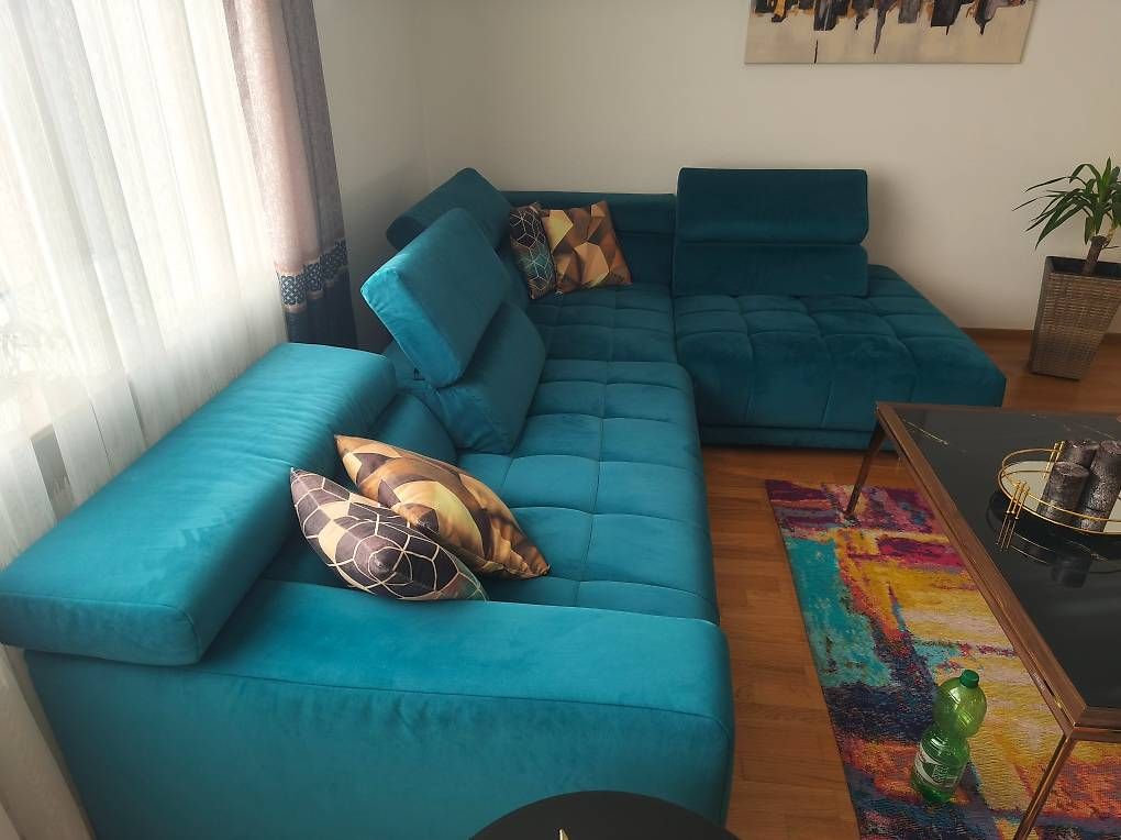 Divani: Exklusives Ecksofa in Salsa Petrol – Usato da Sirnach venduto da matclay 3