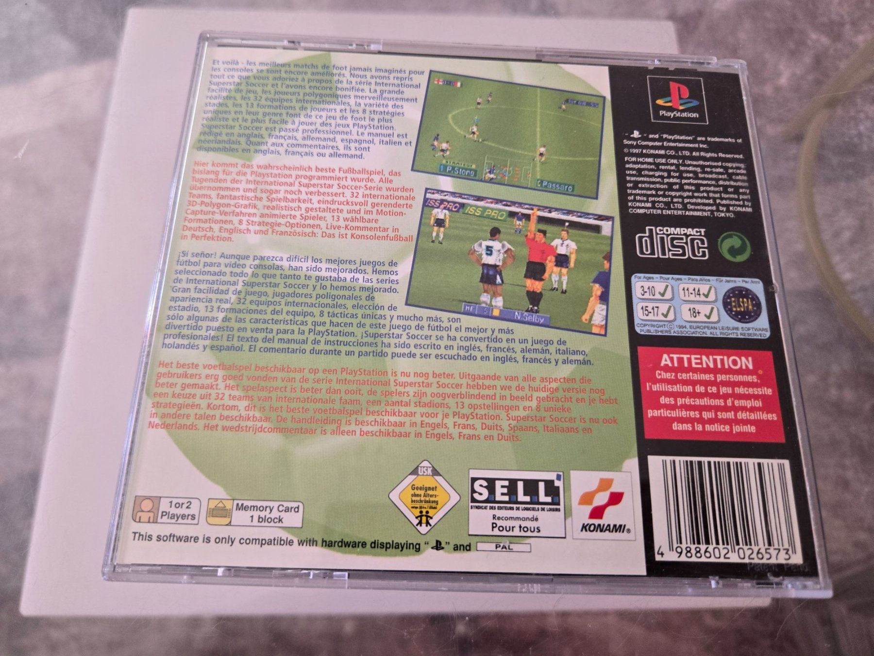 Giochi: International Superstar Soccer Pro PS1 – Usato da Bussigny venduto da Kfdlt 1