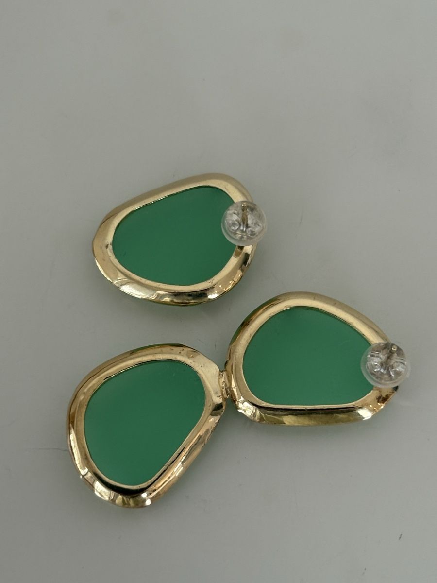 Orecchini pendenti & Orecchini a lobo: Glass Green earrings – Usato da Frauenfeld venduto da Classiclover 1