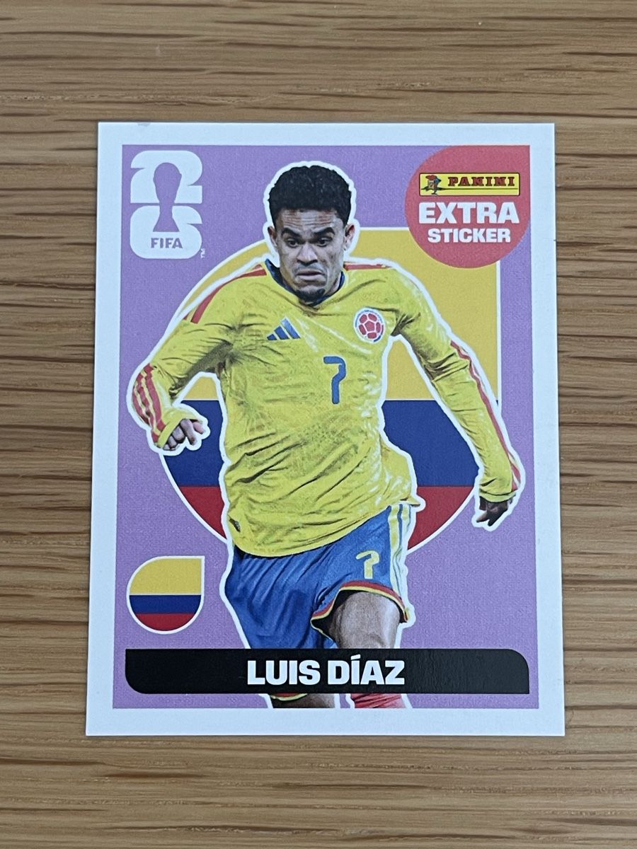 Panini Carte collezionabili: Panini Sammelbild violett Luis Díaz – Usato da Volketswil venduto da AnCoRoJe 2