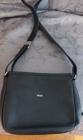 Damen Schultertasche dunkelblau