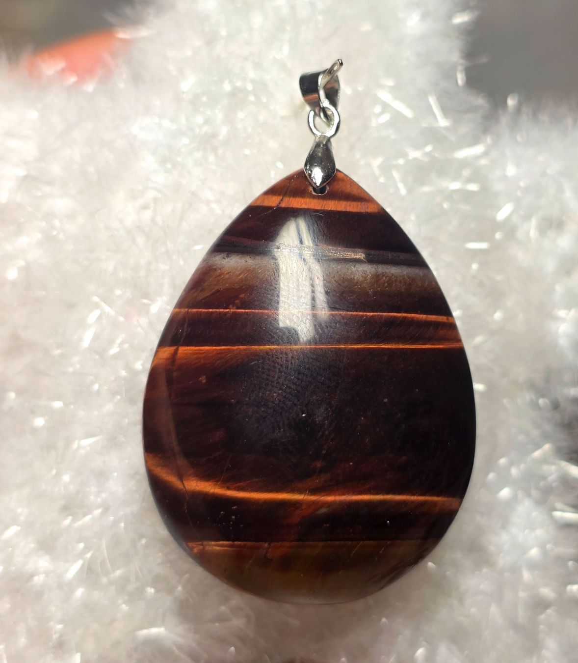 Minerali & Pietre curative: Rotes Tigerauge Anhänger A – Nuovo e nell'imballaggio originale da Matzingen venduto da Shay_Crystalz
