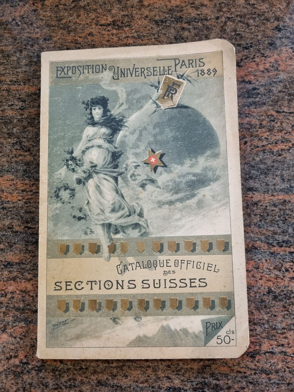 Dokumente: Katalog Paris 1889 Sections Suisses Prospekt – Gebraucht aus Trachslau von post35