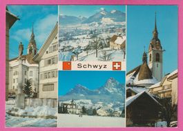 Schwyz 4-Bild Karte