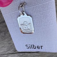 Silver Silber 800 Charm Pendant Anhänger Angel Motif