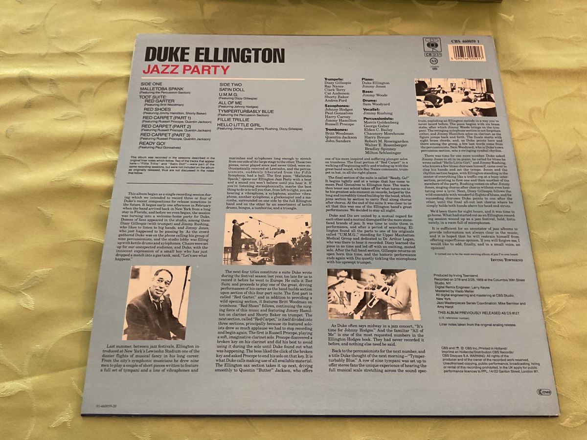 Schallplatten: Duke Ellington - Jazz Party, LP Platte Vinyl – Gebraucht aus Steinach von Quarkie 1
