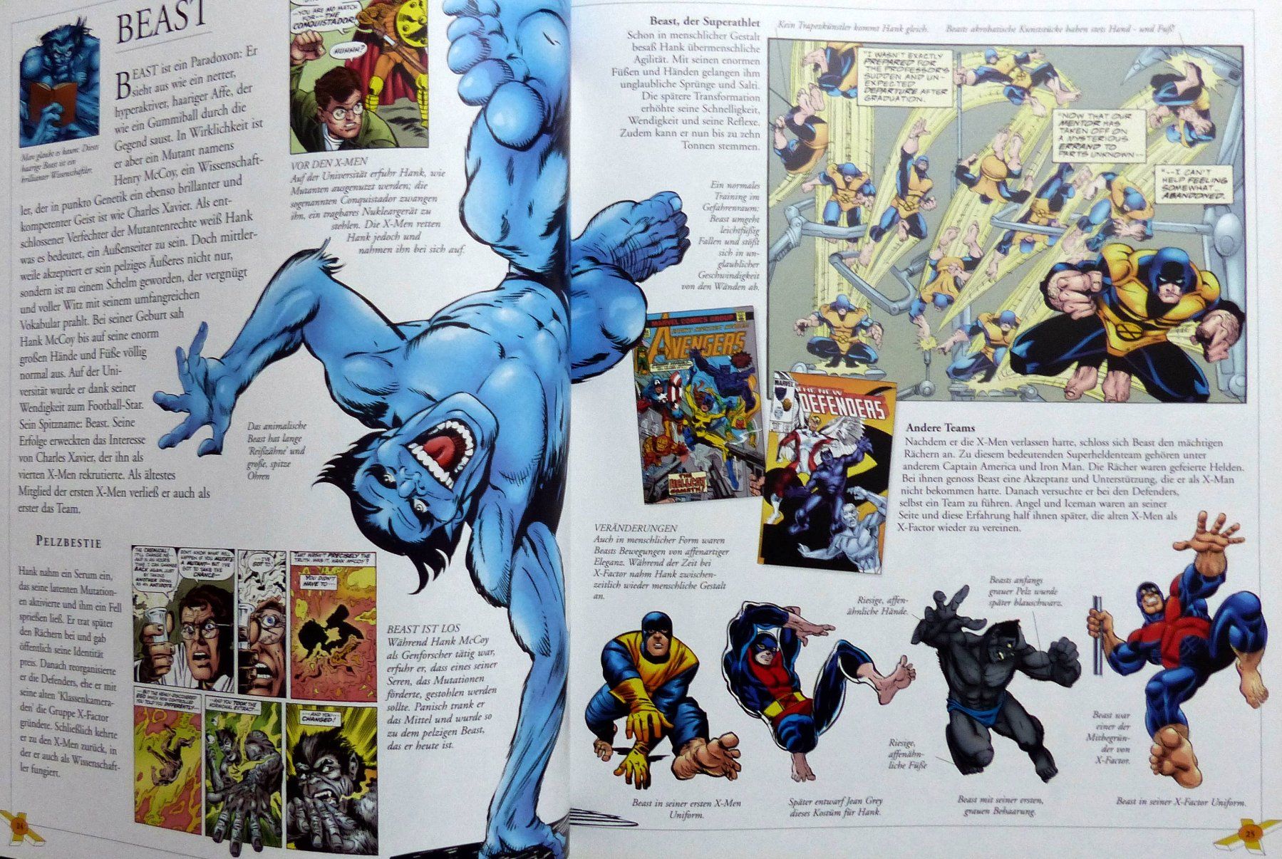 Libri: X-MEN THE ULTIMATE GUIDE GERMAN HARDCOVER BOOK MARVEL 2000 – Usato da Lugano venduto da YouWantUS 3