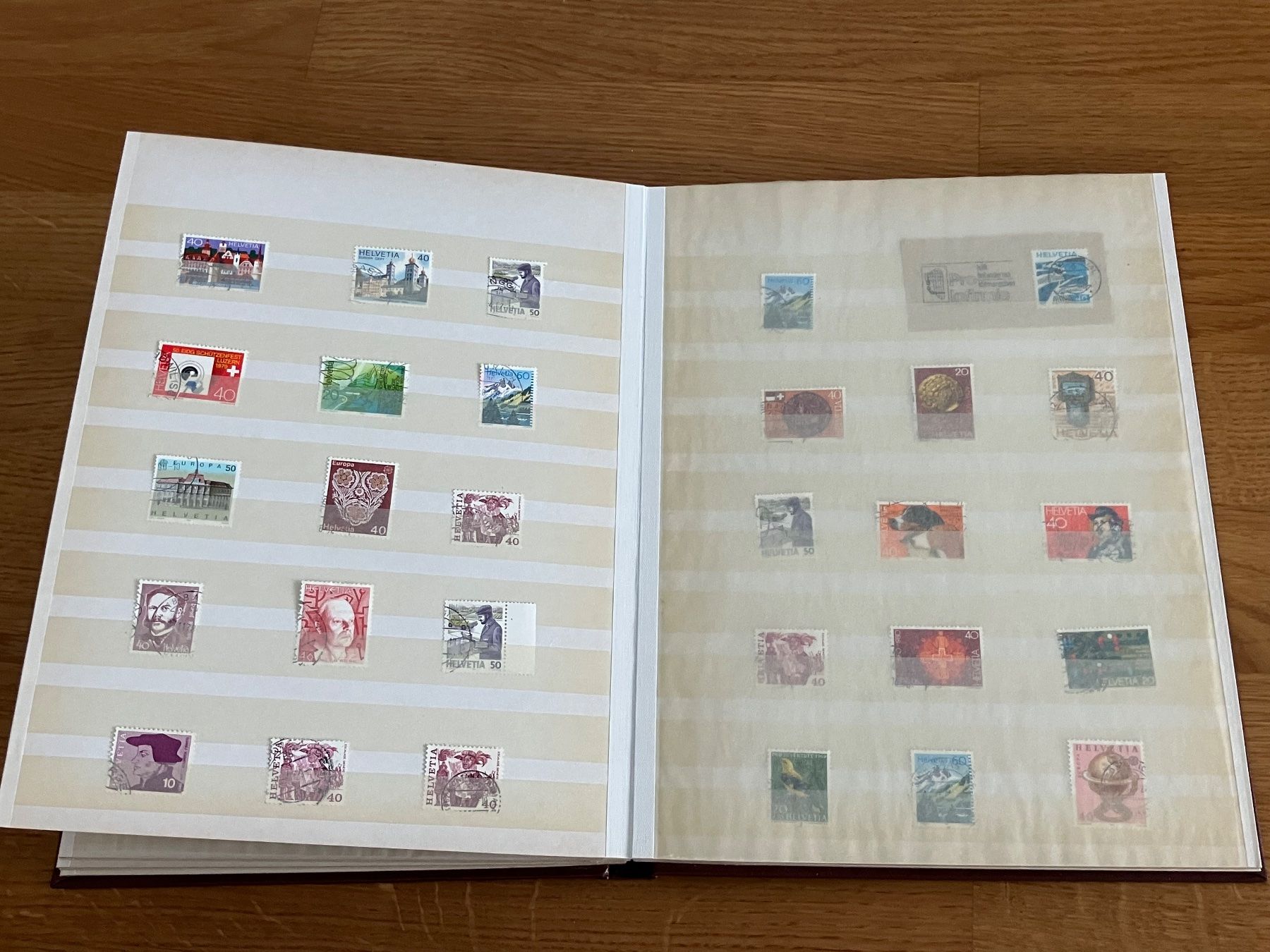 Tutti i francobolli: Schweiz  album  32 seiten – Usato da Riehen venduto da vernizi 8
