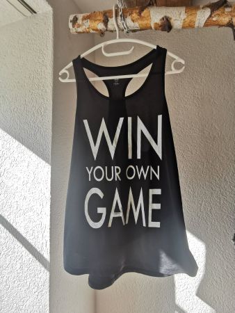H&M Schwarzes Sport Tank Top, Grösse XS