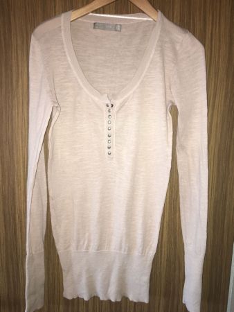 Zara Pullover, beige, Gr.M