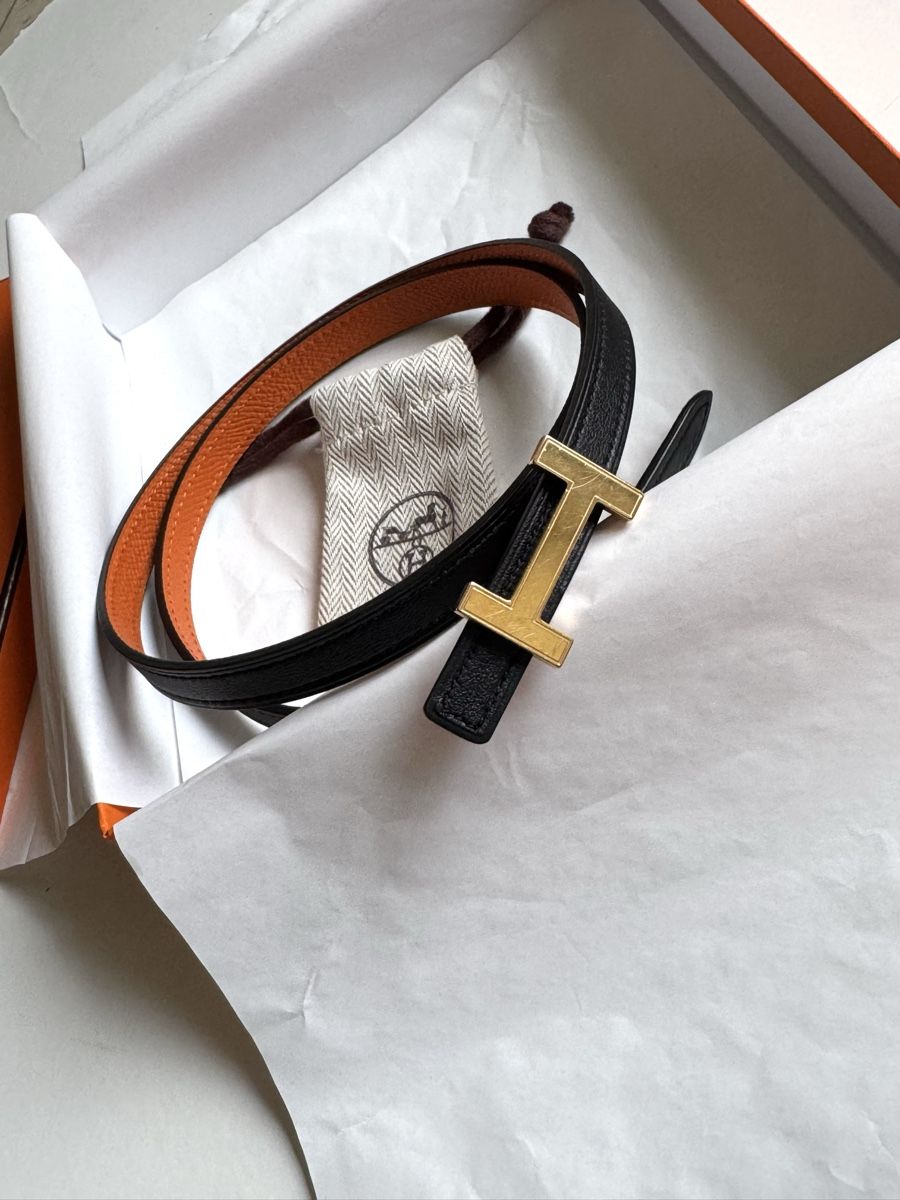 Hermès Cinture: Hermès ceinture mini boucle doré – Usato da Courtaman venduto da sultan16 7