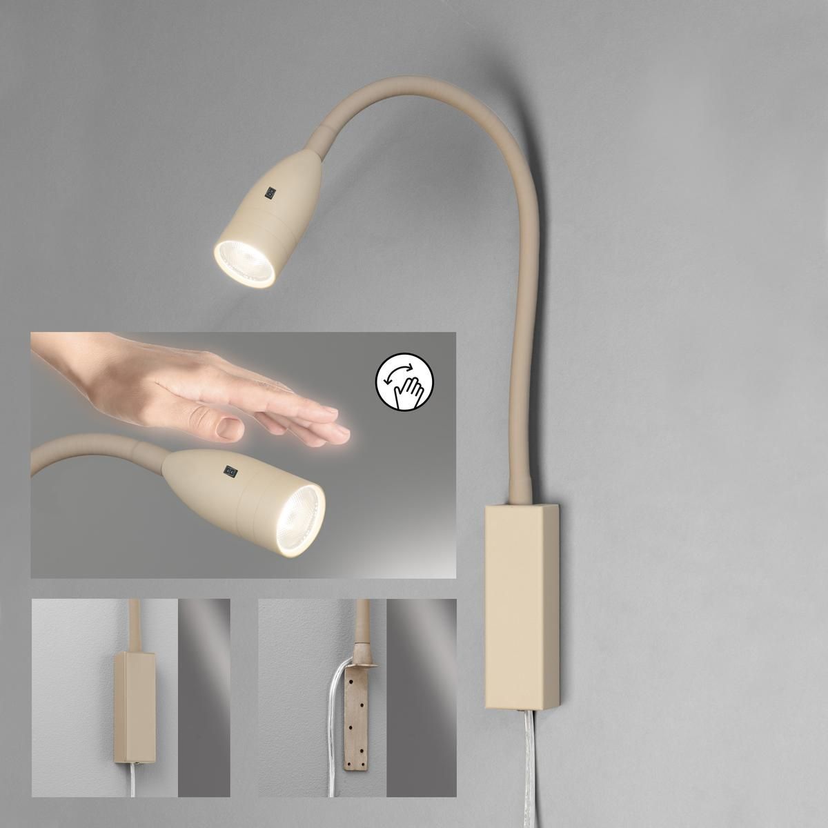 Lampade: LED Wandleuchte, Dimmer, 61 cm Höhe – Nuovo (secondo la descrizione) da Kreuzlingen venduto da Smart-Light