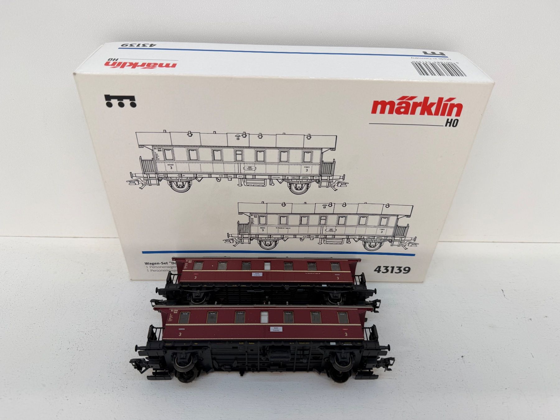 Märklin Modellini di ferrovie: Märklin 43139 Wagen-Set "Donnerbüchsen" II – Usato da Büsserach venduto da ModellbahnDepot
