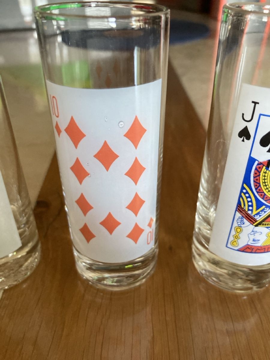Bicchieri: Verres à limoncello cartes  – Nuovo (secondo la descrizione) da Bursinel venduto da SeveralLives 4