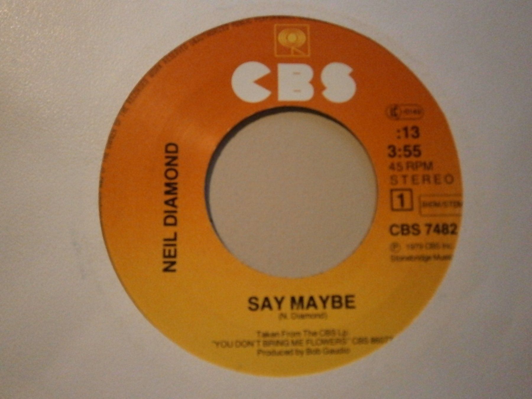 Schallplatten: Vinyl-Single Neil Diamond - Say Maybe – Gebraucht aus Langenthal von Modo39