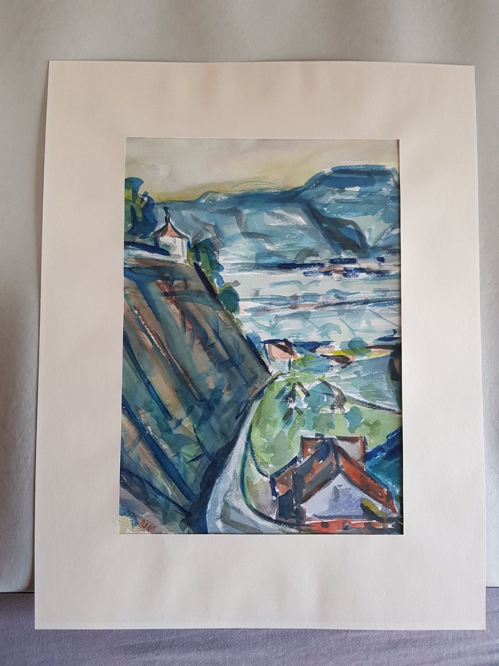 Dipinti: Bild Gemälde Aquarell signiert JW 65 – Usato da Walterswil BE venduto da Lonitti 2