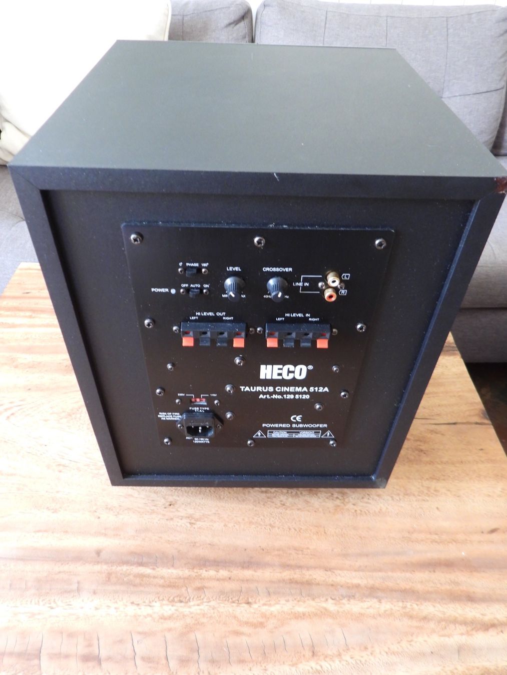Heco Casse acustiche: Heco Taurus Cinema 512A Subwoofer – Usato da Tavannes venduto da jimananas