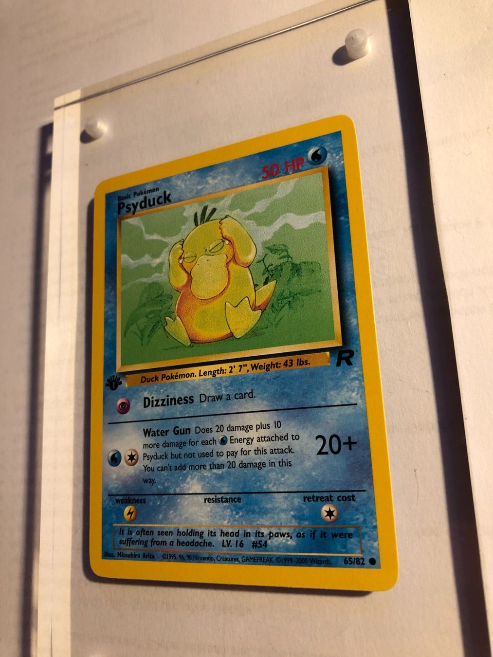 Carte collezionabili: Psyduck 1st Team Rocket - MINT - ab 1.- – Usato da Giubiasco venduto da dan_pr8b 2