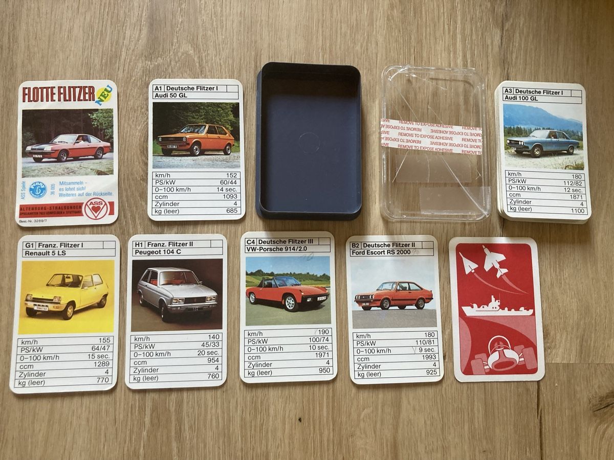 Giochi: QUARTETT FLOTTE FLITZER 32 Karten – Usato da Wichtrach venduto da Queensparkunite