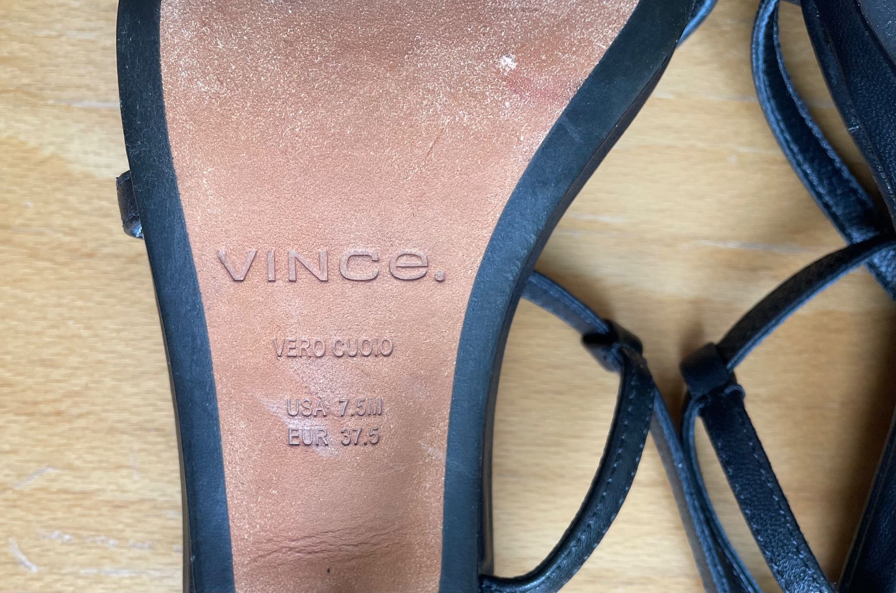 Damenschuhe: Vince Cottin Leather Sandals, EU 37.5 – Gebraucht aus Zürich von hol_bc6v 5