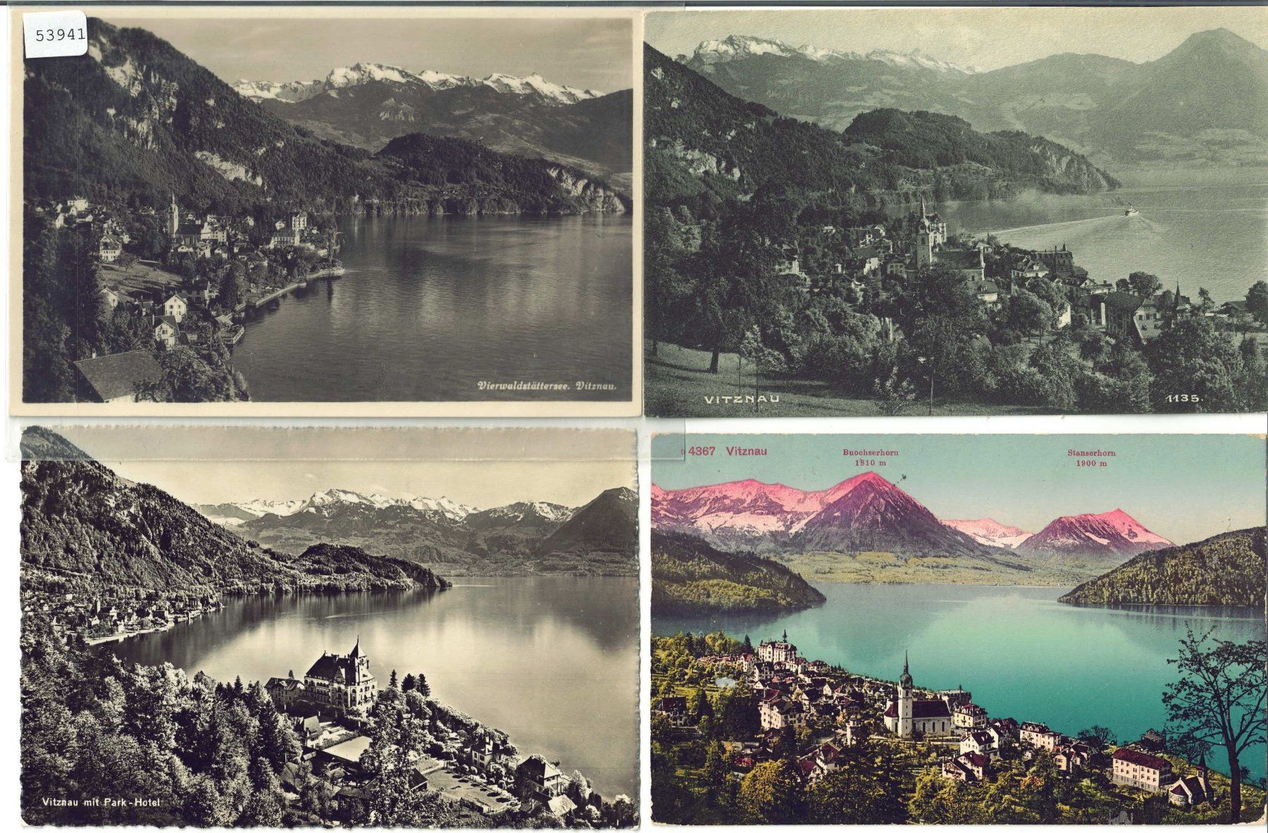 Cartes postales: 4 AK - Vitznau – D'occasion à Ettingen par Kartenplanet