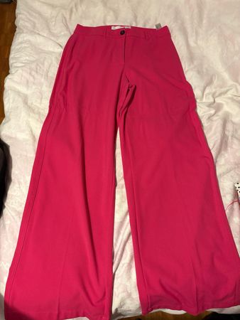 Anzugshose Pink Bershka