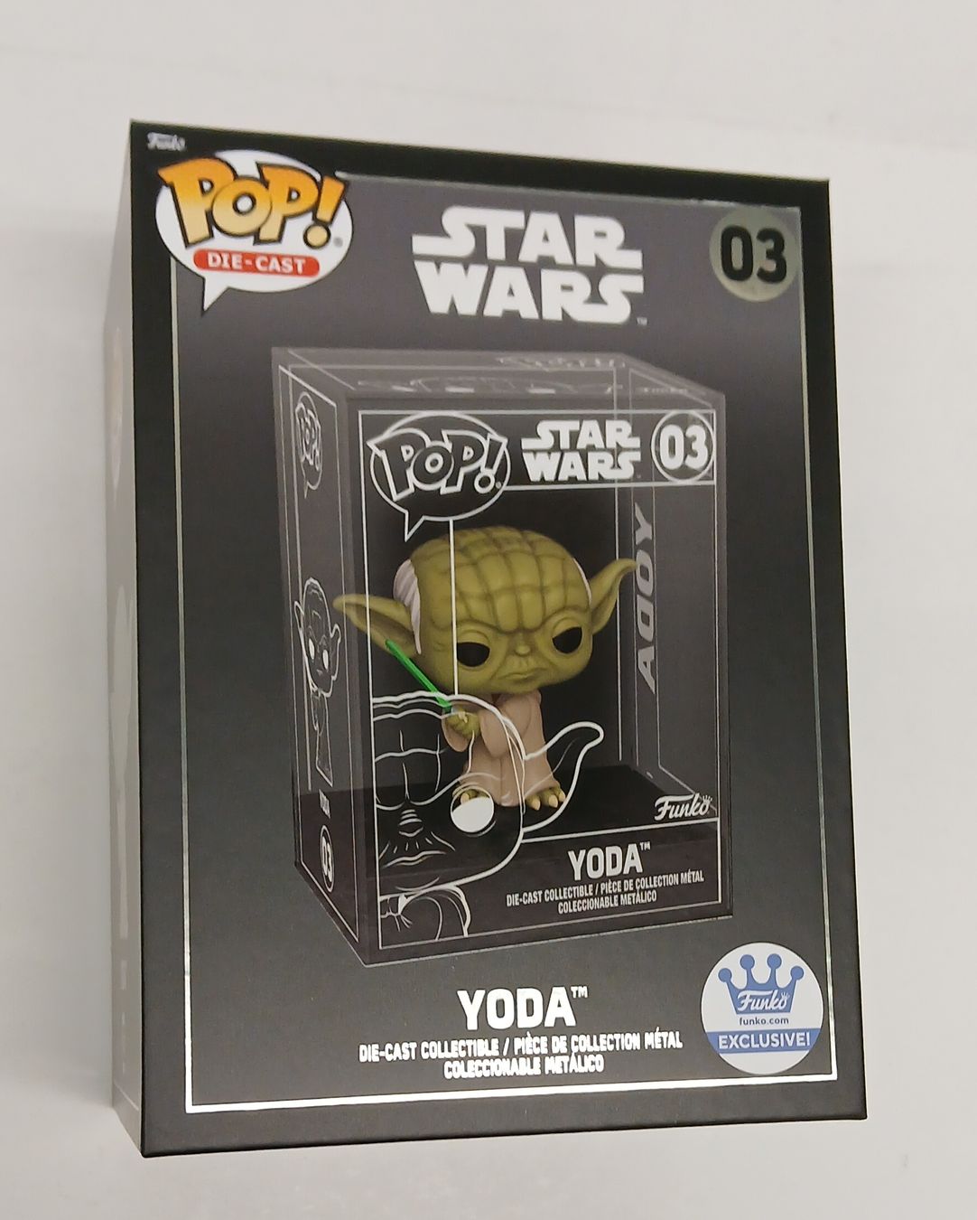 Star Wars Statuette: Figurine Pop Star Wars Yoda Die-Cast – Nuovo e nell'imballaggio originale da Le Sentier venduto da Funko-Pop-1979 3