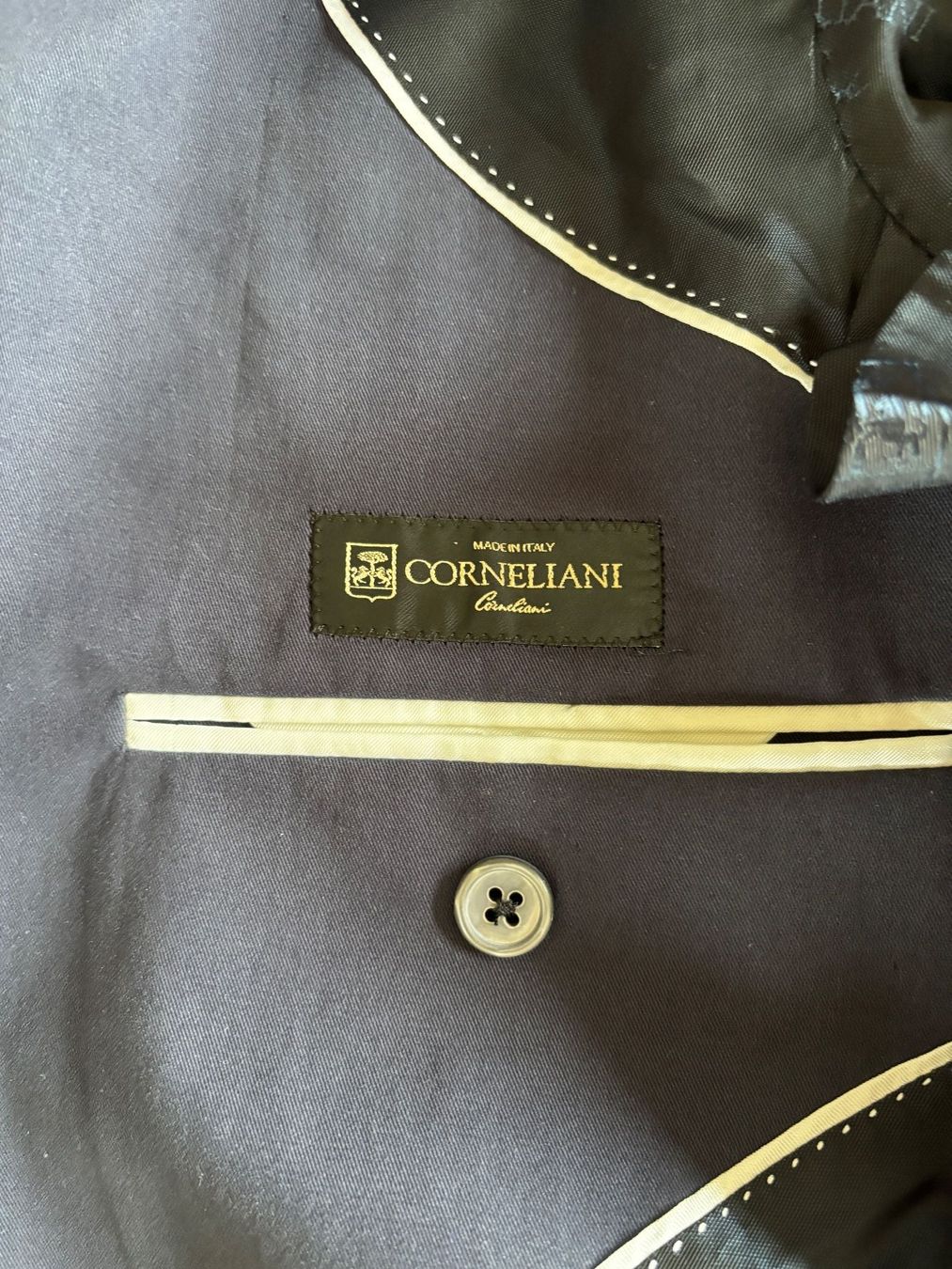 Anzüge: Corneliani Suit Cotton& cashmere 50R7 Navy - NWT – Neu und originalverpackt aus Prangins von pad2424 5