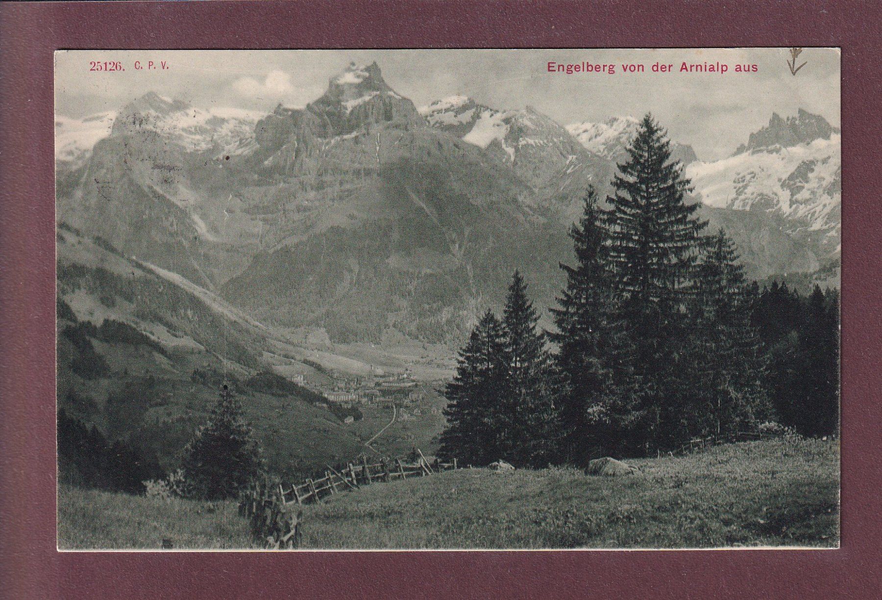 Cartes postales: ENGELBERG von der Arnialp aus - 1916 – D'occasion à Pully par nicecards