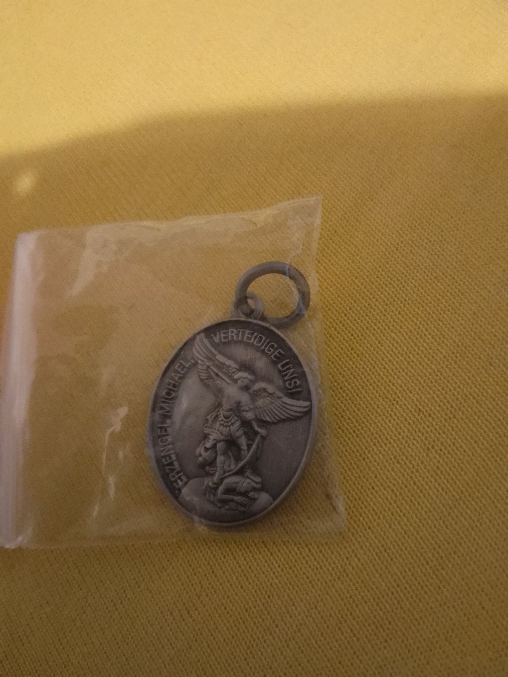 Ciondoli: Medaillon Erzengel Michael – Nuovo e nell'imballaggio originale da Weinfelden venduto da PaterPio1968