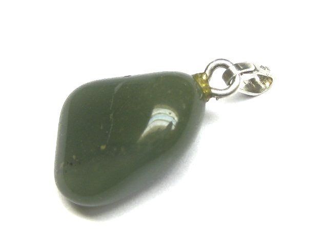 Ciondoli: kleiner Anhänger Silber 925 Nephrit Jade – Usato da Ermatingen venduto da Decovin