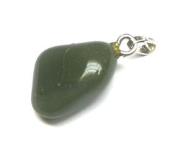 kleiner Anhänger Silber 925 Nephrit Jade