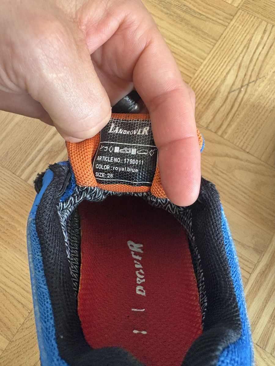 Landrover Scarpe per ragazzi: Landrover Schuhe, Grösse 28, blau, DEItex – Usato da Bettlach venduto da Schtine1 1